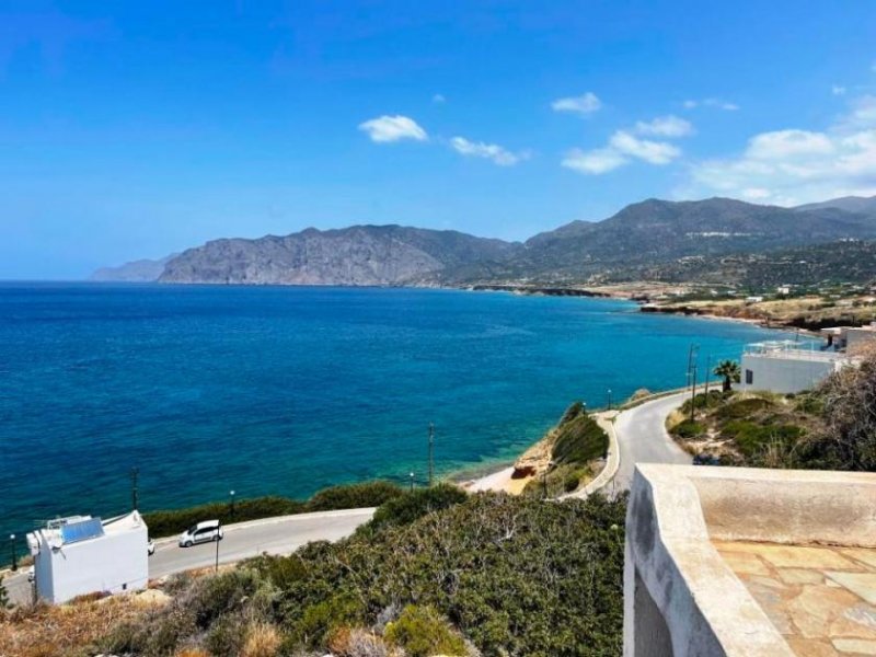 Mochlos Kreta, Mochlos: Haus mit Meerblick in unmittelbarer Meeresnähe zu verkaufen Haus kaufen